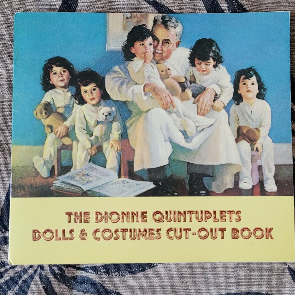 The Dionne Quintuplets Paper Dolls Book Unused